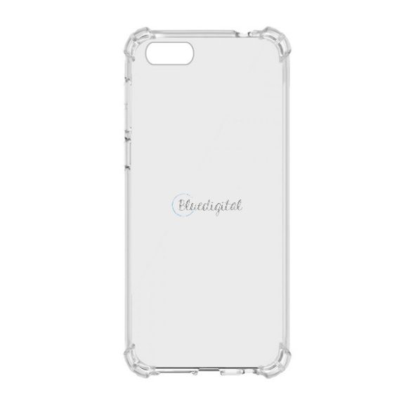 Protectie de telefon din silicon (rezistenta medie la impact, colt cu perna de aer) TRANSPARENT Huawei Y5 2018 (Y5 Prime 2018)