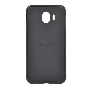 HUSĂ! - Protector de telefon din silicon (mat) NEGRU Samsung Galaxy J4 (2018) SM-J400F