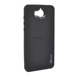   HUSĂ! - Protectie de telefon din silicon ROAR RICO ARMOR (rezistenta la impact mediu, spate din plastic, mat) NEGRU Huawei Y5 (2017)