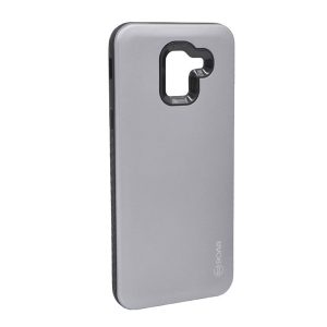 Protectie de telefon din silicon ROAR RICO ARMOUR (rezistenta la impact mediu, spate din plastic, mat) GRI Samsung Galaxy J6 (2018) SM-J600F