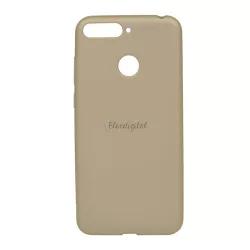   HUSĂ! - Protector de telefon din silicon (mat) GOLD Huawei Y6 Prime (2018)