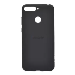   HUSĂ! - Protector de telefon din silicon (mat) NEGRU Huawei Y6 Prime (2018)