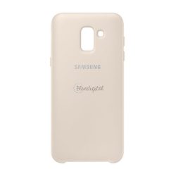   HUSĂ! - Protector de telefon din plastic SAMSUNG (dublu strat, cauciucat) GOLD Samsung Galaxy J6 (2018) SM-J600F