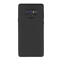   HUSĂ! - Husă de telefon din silicon (model de carbon) negru Samsung Galaxy Note 9 (SM-N960F)