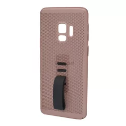   HUSĂ! - Protectie din plastic pentru telefon (silicon cauciucat, perforat) ROSE GOLD Samsung Galaxy S9 (SM-G960)