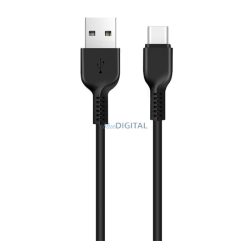   HOCO X20 cablu de date (USB - Type-C, încărcător rapid, 200cm, anti-rupere) NEGRU