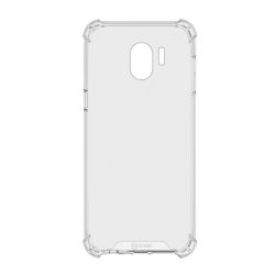   HUSĂ! - Protectie telefon din plastic ROAR JELLY ARMOR (cadru din silicon, rezistenta medie la impact, colt cu perna de aer) TRANSPARENT Samsung Galaxy J4 (2018) SM-J400F