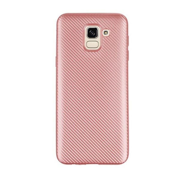 Husă silicon pentru telefon (model de carbon) GOLDEN Samsung Galaxy J6 (2018) SM-J600F