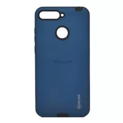   HUSĂ! - Protector de telefon din silicon ROAR RICO ARMOR (rezistenta la impact mediu, spate din plastic, mat) ALBASTRU INCHIS Huawei Y6 Prime (2018)