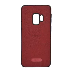   HUSĂ! - Protectie din silicon pentru telefon (ultra-subtire, rezistenta medie la impact, efect piele) ROSIU Samsung Galaxy S9 (SM-G960)