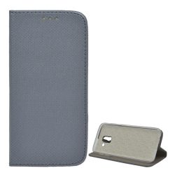   HUSĂ! - Carcasa in picioare, efect piele (FLIP, deschidere laterala, functie suport pentru masa, model romb) GR Samsung Galaxy J6 (2018) SM-J600F