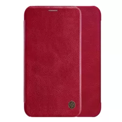   HUSĂ! - NILLKIN QIN husă în picioare, efect de piele (FLIP, deschidere laterală, titular de card de credit) PIROS Apple iPhone XS Max 6.5