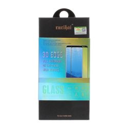   Sticlă de protecție pentru ecran (copertă completă 3D, curbată, rezistentă la zgârieturi, 0,26 mm, 9H) NEGRU Samsung Galaxy J6 (2018) SM-J600F