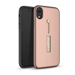   HUSĂ! - Protectie din plastic pentru telefon (cauciucat, silicon slip-on) ROSE GOLD Apple iPhone XS Max 6.5