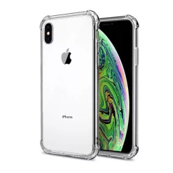   HUSĂ! - Protector de telefon din silicon (rezistenta la impact mediu, colt cu perna de aer) TRANSPARENT Apple iPhone XS Max 6.5