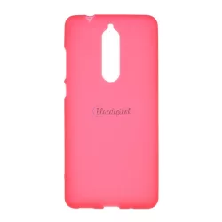   HUSĂ! - Protector de telefon din silicon (mat) RED Nokia 5.1