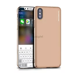   HUSĂ! - Protector de telefon din plastic X-LEVEL KNIGHT (ultra-subțire) GOLD Apple iPhone XS Max 6.5
