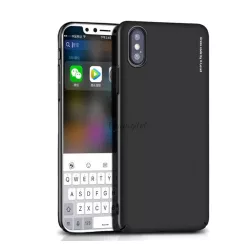   HUSĂ! - Protector de telefon din plastic X-LEVEL KNIGHT (ultra-subtire) NEGRU Apple iPhone XS Max 6.5
