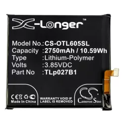   Baterie CAMERON SINO 2750mAh LI-Polymer (compatibil cu CAC2710006C1/TLp027A1/TLp027B1) Alcatel Idol 5 (OT-6058D)
