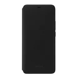   HUSĂ! - HUAWEI Husă din piele permanentă (FLIP, deschidere laterală, suport pentru carduri de credit) negru Huawei Mate 20 Pro