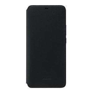 HUAWEI Husă din piele permanentă (FLIP, deschidere laterală, suport pentru carduri de credit) negru Huawei Mate 20 Pro