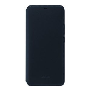 HUAWEI husă în picioare, efect de piele (FLIP, deschidere laterală, titular card de credit) CUTTING albastruHuawei Mate 20 Pro