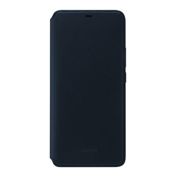 HUAWEI husă în picioare, efect de piele (FLIP, deschidere laterală, titular card de credit) CUTTING albastruHuawei Mate 20 Pro