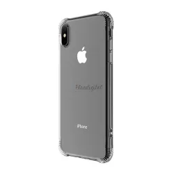  HUSĂ! - Protectie de telefon din silicon HOCO ARMOR (rezistenta medie la impact, colt cu perna de aer, spate transparent) TRANSPARENT Apple iPhone XS Max 6.5