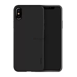   HUSĂ! - Protector de telefon din plastic HOCO THIN (0,45 mm, ultra-subțire) NEGRU Apple iPhone XS Max 6,5