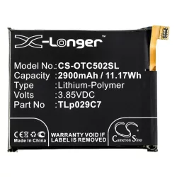   Baterie CAMERON SINO Li-Polymer (3,85V/2900mAh, compatibil cu Alcatel TLp029C7) NEGRU Alcatel 3C (OT-5026D)