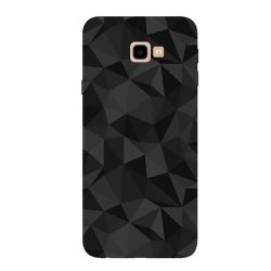   HUSĂ! - Protectie din silicon pentru telefon (3D, model diamant) NEGRU Samsung Galaxy J4 Plus (SM-J415F)