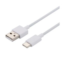   XIAOMI cablu de date (USB - Tip-C, 3A, încărcător rapid, 100cm) ALB