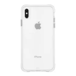   HUSĂ! - Protector de telefon din plastic CASE-MATE TOUGH (silicon in interior, rezistenta medie la impact) TRANSPARENT Apple iPhone XS Max 6.5
