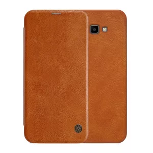 HUSĂ! - Husă NILLKIN QIN în picioare, efect piele (FLIP, deschidere laterală, suport card bancar) MARO Samsung Galaxy J4 Plus (SM-J415F)