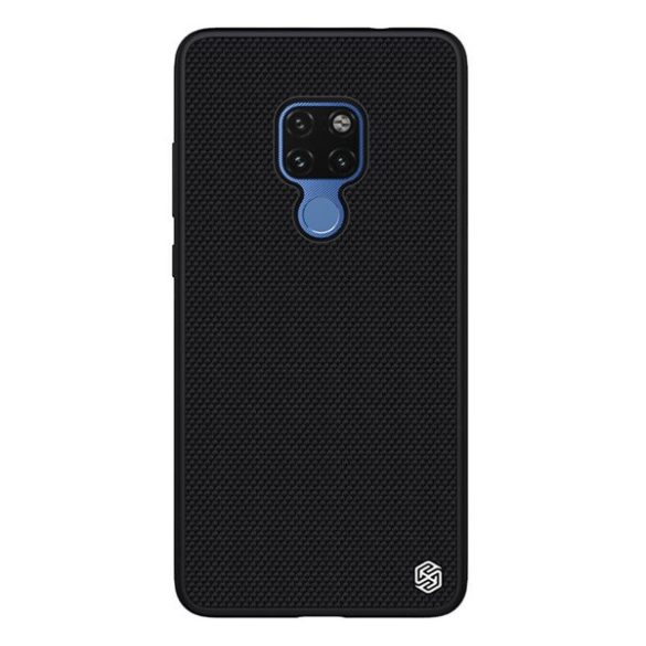 NILLKIN TEXTURED plastic protecțiede telefon (suprafață aspră, mediu rezistent la impact, cadru din silicon, model 3D) negru Huawei Mate 20