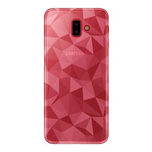 Protectie din silicon pentru telefon (3D, model diamant) TRANSPARENT Samsung Galaxy J6 Plus (SM-J610F)