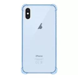   HUSĂ! - Protectie din silicon pentru telefon (rezistenta la impact medie, colt cu perna de aer) ALBASTRU Apple iPhone XS Max 6.5