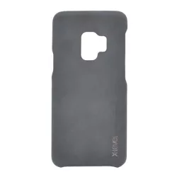  HUSĂ! - X-LEVEL plastic protecțiede telefon (piele efect Husă spate) negru Samsung Galaxy S9 (SM-G960)