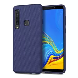   HUSĂ! - Husă silicon pentru telefon (rezistent la impact mediu, model cu dungi) CUTTING albastruSamsung Galaxy A9 (2018) SM-A920