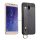 Protectie de telefon din silicon (rezistenta medie la impact, functie suport de masa, efect piele, model de cusut + curea de mana) NEGRU Samsung Galaxy J6 Plus (SM-J610F) Protectie de telefon din silicon (rezistenta medie la impact, functie suport de masa, efect piele, model de cusut + curea de mana) NEGRU Samsung Galaxy J6 Plus (SM-J610F)