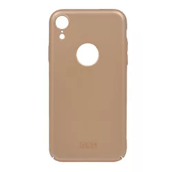   HUSĂ! - Protector de telefon din plastic MOFI (ultra-subțire, decupat logo) GOLD Apple iPhone XR 6.1