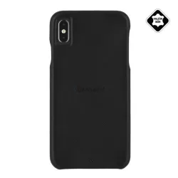   HUSĂ! - Protector de telefon din plastic CASE-MATE BARELY THERE (ultra-subtire, spate din piele naturala) NEGRU Apple iPhone XS Max 6.5