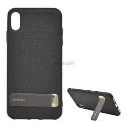   HUSĂ! - Protectie de telefon din silicon JOYROOM (acoperire textila, suport) NEGRU Apple iPhone XS Max 6.5