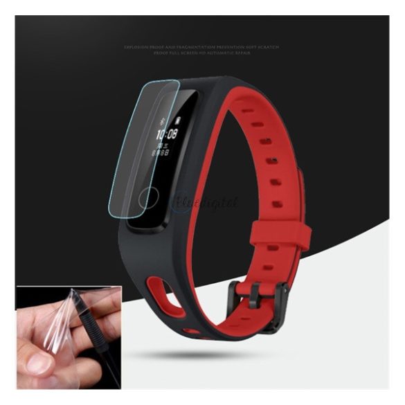 Protector de ecran (TPU, NU curbat) TRANSPARENT Honor Band 4 Running Edition, Huawei Band 4 Running Edition