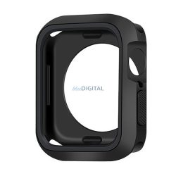   Cadru din silicon (rezistent la șocuri) BLACK Apple Watch Series SE 40mm, Watch Series 6 40mm, Watch Series 5 40mm