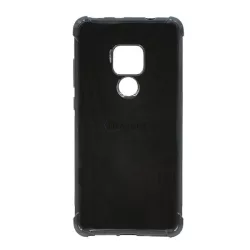   HUSĂ! - Protectie din silicon pentru telefon (rezistenta medie la impact, colt cu perna de aer, lucioasa) NEGRU Huawei Mate 20