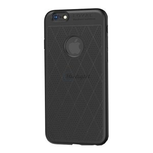 Protectie de telefon din silicon HOCO ADMIRE (ultra-subtire, 0,8 mm, perforata, model de diamant, decupaj logo) NEGRU Apple iPhone 6S Plus 5.5, Apple iPhone 6 Plus 5.5