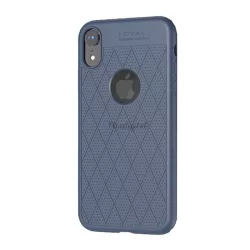   HUSĂ! - Protectie de telefon din silicon HOCO ADMIRE (ultra-subtire, 0,8 mm, perforata, model diamant, decupaj logo) ALBASTRU Apple iPhone XR 6.1
