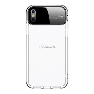 JOYROOM DREAMLAND cadru de protecție din silicon pentru telefon (spate din sticlă călită) TRANSPARENT Apple iPhone XS Max 6.5