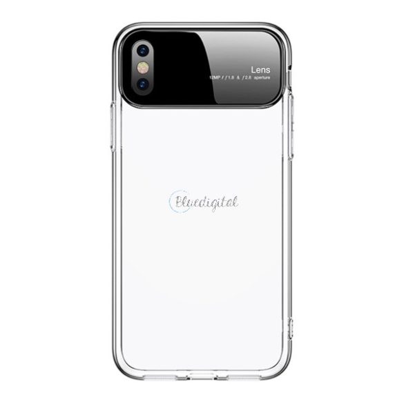 JOYROOM DREAMLAND cadru de protecție din silicon pentru telefon (spate din sticlă călită) TRANSPARENT Apple iPhone XS Max 6.5